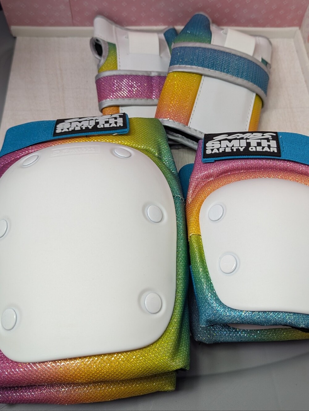 Smith Scabs Adult 6-Pack Protective Pads for Skating MERMAID Adult Large